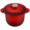 Specialty Cookware Le Creuset 2 1/4 Qt. Rice Pot W/Stainless Steel Knob & Stoneware Insert - Cerise