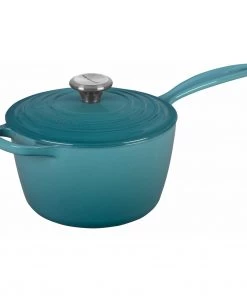 Le Creuset 2 1/4 Qt. Signature Saucepan W/Stainless Steel Knob - Caribbean Saucepans & Sauciers