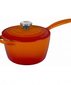 Saucepans & Sauciers Le Creuset 2 1/4 Qt. Signature Saucepan W/Stainless Steel Knob - Flame