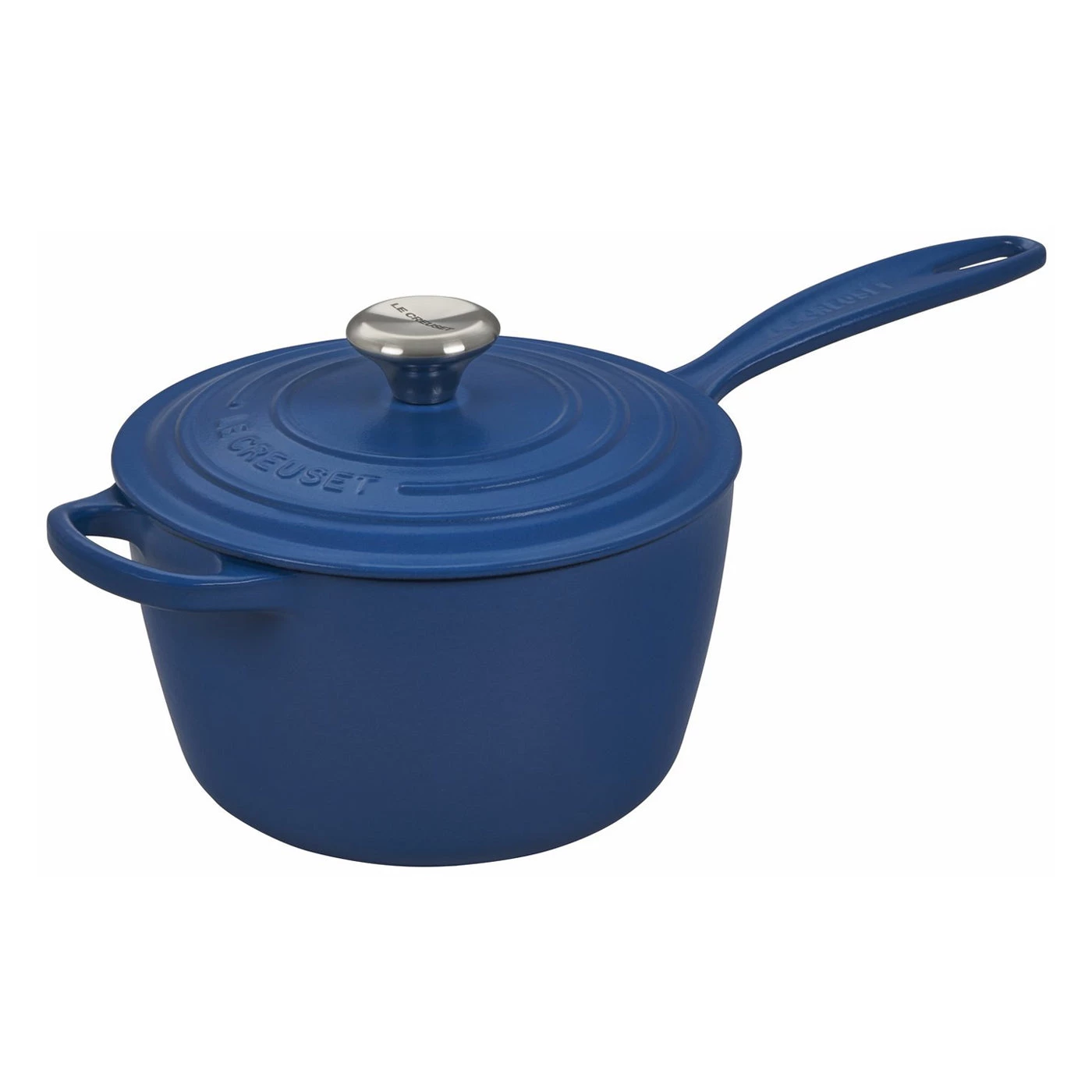 Le Creuset 2 1/4 Qt. Signature Saucepan W/Stainless Steel Knob - Marseille 3 Le Creuset 2 1/4 Qt. Signature Saucepan W/Stainless Steel Knob - Marseille