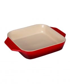 Bakers & Casseroles Le Creuset 2 1/5 Qt. (9 1/2") Square Dish - Cherry