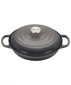 Dutch Ovens & Brasiers Le Creuset 2.25 Qt. Signature Braiser W/Stainless Steel Knob - Oyster