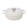 Le Creuset 2 3/4 Qt. Signature Oval Dutch Oven W/Stainless Steel Knob - White