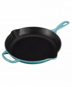 Le Creuset 11 3/4" (2 3/8 Qt.) Signature Iron Handle Skillet - Caribbean
