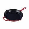 Le Creuset 11 3/4" (2 3/8 Qt.) Signature Iron Handle Skillet - Cherry Frypans & Skillets