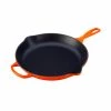 Le Creuset 11 3/4" (2 3/8 Qt.) Signature Iron Handle Skillet - Flame