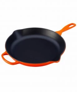 Le Creuset 11 3/4" (2 3/8 Qt.) Signature Iron Handle Skillet - Flame