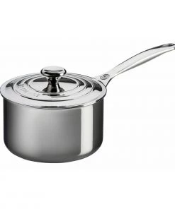 Le Creuset 2 Qt. Saucepan With Lid - Stainless Steel