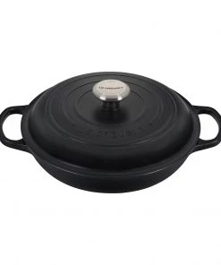Le Creuset 2.25 Qt. Signature Braiser W/Stainless Steel Knob - Licorice