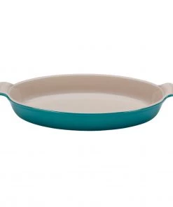Le Creuset 3 1/10 Qt. (14") Heritage Au Gratin Dish - Caribbean
