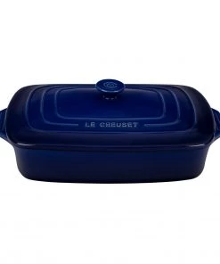 Bakers & Casseroles Le Creuset 3 1/2 Qt. (12 1/2" X 8 1/2") Covered Rectangular Casserole - Indigo