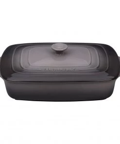 Le Creuset 3 1/2 Qt. (12 1/2" X 8 1/2") Covered Rectangular Casserole - Oyster