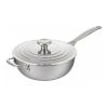 Le Creuset 3 1/2 Qt. Nonstick Saucier Pan - Stainless Steel Saucepans & Sauciers