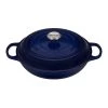 Le Creuset 3 1/2 Qt. Signature Braiser W/Stainless Steel Knob - Indigo Dutch Ovens & Brasiers 1 Le Creuset 3 1/2 Qt. Signature Braiser W/Stainless Steel Knob - Indigo Dutch Ovens & Brasiers