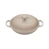 Le Creuset 3 1/2 Qt. Signature Braiser W/Stainless Steel Knob - Meringue Dutch Ovens & Brasiers