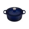 Dutch Ovens & Brasiers Le Creuset 3 1/2 Qt. Signature Round Dutch Oven W/Stainless Steel Knob - Indigo 2 Dutch Ovens & Brasiers Le Creuset 3 1/2 Qt. Signature Round Dutch Oven W/Stainless Steel Knob - Indigo