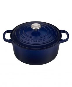 Dutch Ovens & Brasiers Le Creuset 3 1/2 Qt. Signature Round Dutch Oven W/Stainless Steel Knob - Indigo