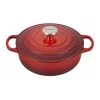 Dutch Ovens & Brasiers Le Creuset 3 1/2 Qt. Signature Sauteuse W/Stainless Steel Knob - Cerise