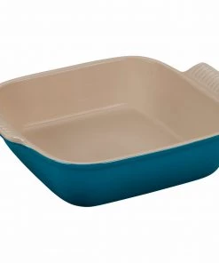 Bakers & Casseroles Le Creuset 3 Qt. (9") Heritage Square Dish - Deep Teal