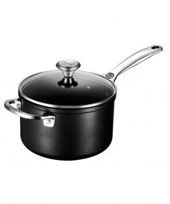 Saucepans & Sauciers Le Creuset 3 Qt. Saucepan W/Glass Lid - Toughened Nonstick PRO
