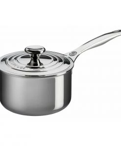 Le Creuset 3 Qt. Saucepan With Lid - Stainless Steel Saucepans & Sauciers