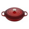 Le Creuset 3 3/4 Qt. Signature Braiser W/Stainless Steel Knob - Cherry Dutch Ovens & Brasiers