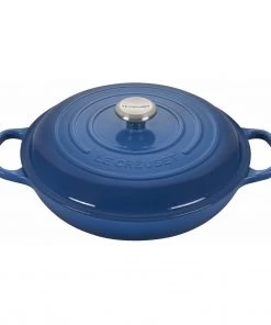 Le Creuset 3 3/4 Qt. Signature Braiser W/Stainless Steel Knob - Marseille