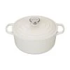 Dutch Ovens & Brasiers Le Creuset 4 1/2 Qt. Signature Round Dutch Oven W/Stainless Steel Knob - White