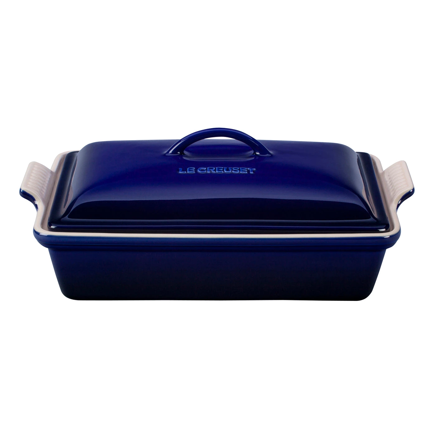 Le Creuset 4 Qt. (12" X 9") Heritage Covered Rectangular Casserole - Indigo 3 Le Creuset 4 Qt. (12" X 9") Heritage Covered Rectangular Casserole - Indigo