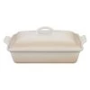 Le Creuset 4 Qt. (12" X 9") Heritage Covered Rectangular Casserole - Meringue Bakers & Casseroles
