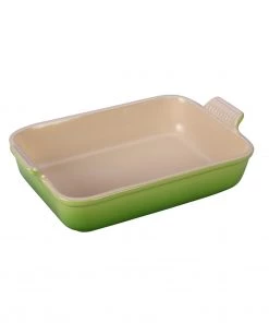 Le Creuset 4 Qt. (12" X 9") Heritage Rectangular Dish - Palm