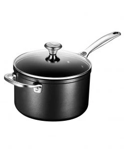 Le Creuset 4 Qt. Saucepan W/Glass Lid - Toughened Nonstick PRO Saucepans & Sauciers