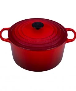 Le Creuset 5 1/2 Qt. Round Deep Dutch Oven - Cerise Dutch Ovens & Brasiers