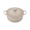 Dutch Ovens & Brasiers Le Creuset 5 1/2 Qt. Signature Round Dutch Oven W/Stainless Steel Knob - Meringue