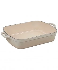Le Creuset 5 1/4 Qt. (10" X 15 3/4") Signature Rectangular Roaster - Meringue Roasters
