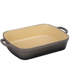 Le Creuset 5 1/4 Qt. (11.7" X 16.8") Signature Rectangular Roaster - Oyster Roasters