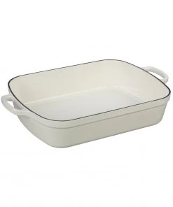 Le Creuset 5 1/4 Qt. (11.7" X 16.8") Signature Rectangular Roaster - White