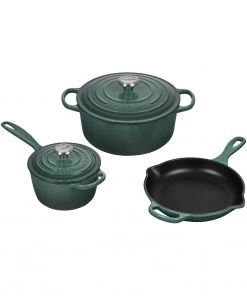 Le Creuset 5 Piece Signature Set W/Stainless Steel Knob - Artichaut