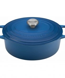 Le Creuset 5 Qt. Signature Oval French Oven W/Stainless Steel Knob - Marseille Dutch Ovens & Brasiers