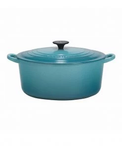 Le Creuset 5 1/2 Qt. Signature Round French Oven - Caribbean Dutch Ovens & Brasiers