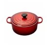 Le Creuset 5 1/2 Qt. Signature Round French Oven - Cherry Dutch Ovens & Brasiers
