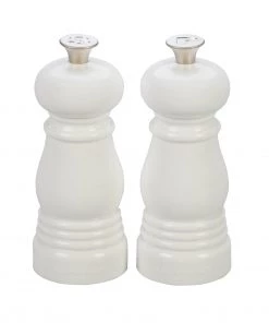 Le Creuset 5" X 2" Petite Salt And Pepper Mill Set - White