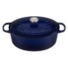 Dutch Ovens & Brasiers Le Creuset 6 3/4 Qt. Signature Oval Dutch Oven W/Stainless Steel Knob - Indigo