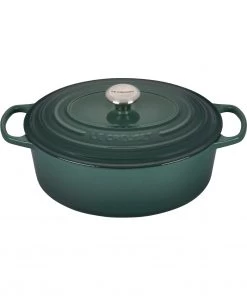 Le Creuset 6 3/4 Qt. Signature Oval Dutch Oven W/Stainless Steel Knob - Artichaut
