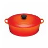 Le Creuset 6 3/4 Qt. Signature Oval French Oven - Flame Dutch Ovens & Brasiers 1 Le Creuset 6 3/4 Qt. Signature Oval French Oven - Flame Dutch Ovens & Brasiers