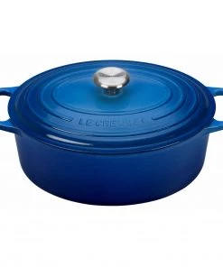 Le Creuset 6 3/4 Qt. Signature Oval French Oven W/Stainless Steel Knob - Marseille