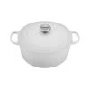 Dutch Ovens & Brasiers Le Creuset 7 1/4 Qt. Signature Round French Oven W/Stainless Steel Knob - White