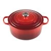Le Creuset 7 1/4 Qt. Signature Round French Oven W/Stainless Steel Knob - Cherry