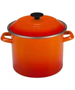 Stock & Multipots Le Creuset 8 Qt. Stockpot - Flame