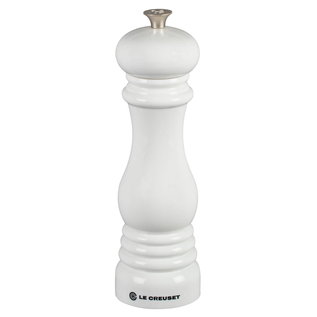 Le Creuset 8" X 2 1/2" Salt Mill - White Salt & Pepper Mills 3 Le Creuset 8" X 2 1/2" Salt Mill - White Salt & Pepper Mills